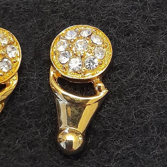 Park Lane Gold Tone and Crystal Earrings - Picture 4 of 7